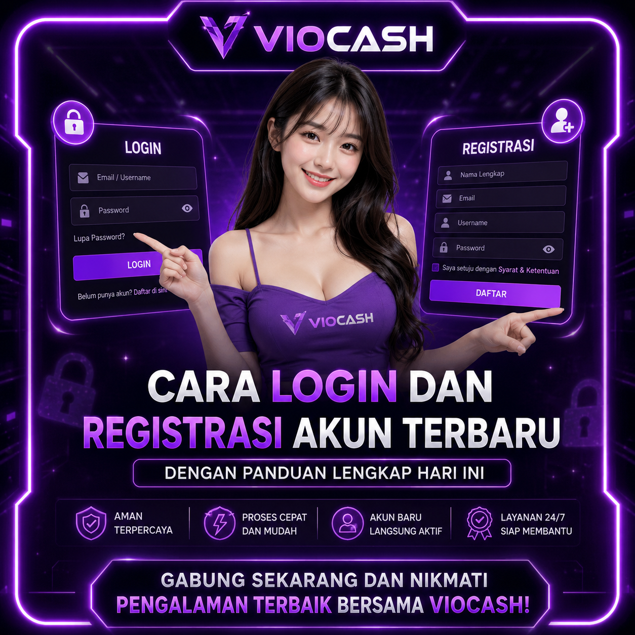 VIOCASH # Cara Login dan Registrasi Akun Terbaru dengan Panduan Lengkap Hari Ini